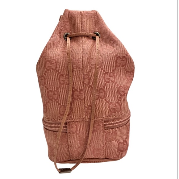Gucci Pink Drawstring Backpack - Picture 2 of 5